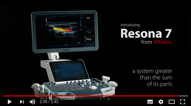 Nuevo Mindray Resona 7 – Powered by pioneering ZONE Sonography® Technology (ZST).